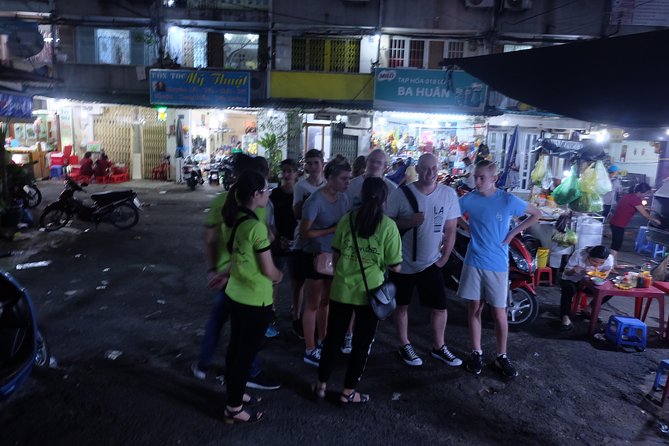 Saigon After Dark and Street Food by Motorbike and Scooter - The First Plates: Noodles, Sugarcane, and Betel Leaf