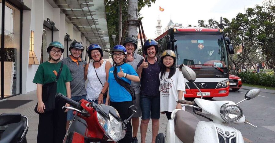 Saigon City Motorbike Tour - District 3: Thich Quang Duc and quieter old Saigon