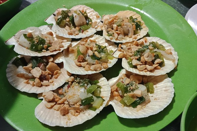 Saigon luxury food tour on motorbike with 10 authentic dishes - Ho Thi Ky Flower Market adds more than a food stop