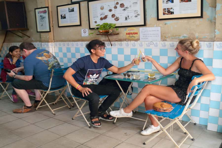 Saigon Unseen: Culture, Coffee, & Hidden Gems Motorbike Tour - Coffee at an 80-year-old family café