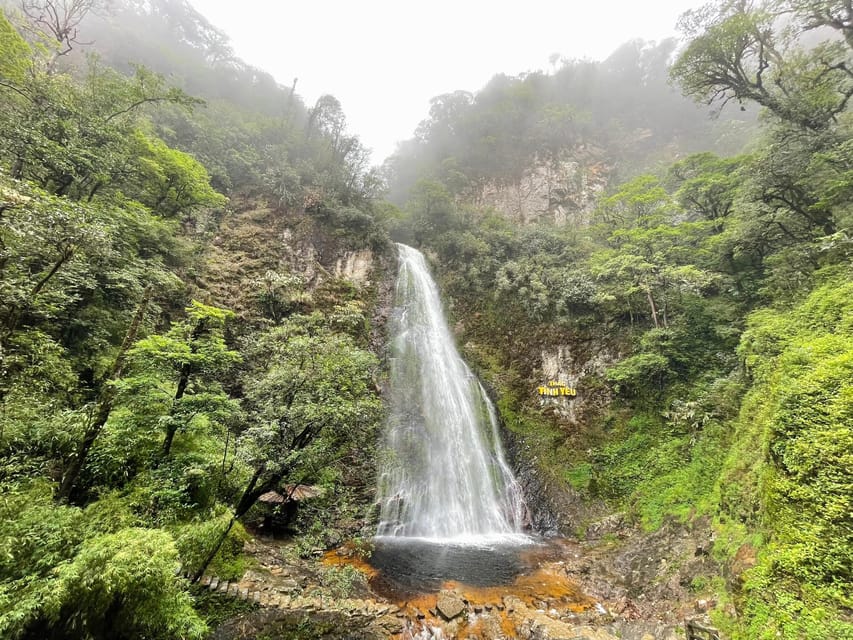 Sapa: Motorbike Tour 1 Day Visit Waterfalls & Local Villages - Love Waterfall inside the national park