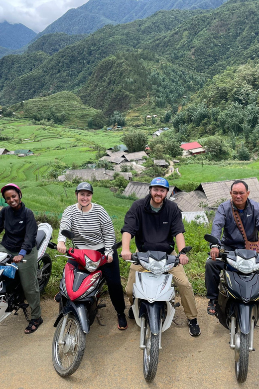 Sapa: Motorbike Tour 1 Day Visit Waterfalls & Local Villages - Lunch beside the valley in Lao Chai