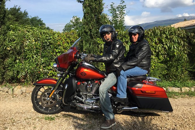 Stroll on a Harley Davidson, Full day passenger duet with your guide - Lake Castillon and the Story of Its Dam