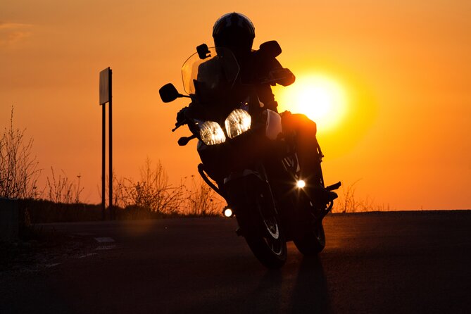 Sunset Motorcycle Tour with Dinner - Leaving Málaga after the heat fades