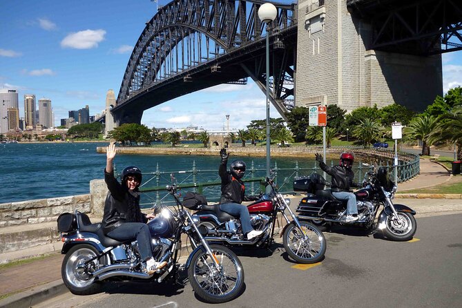 The 3 Bridges Harley Tour - see the main iconic bridges of Sydney on a Harley - The Bay Run brings the route down to local level