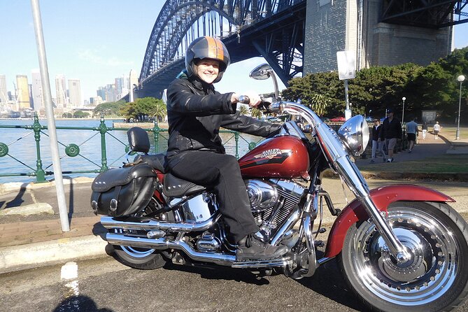 The 3 Bridges Harley Tour - see the main iconic bridges of Sydney on a Harley - What the private format means at $280