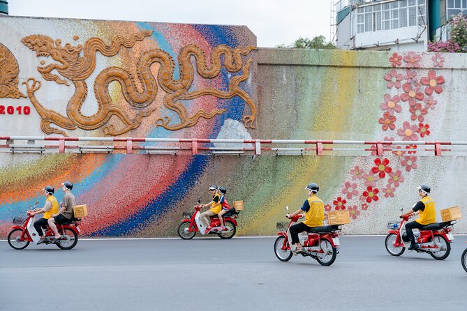 Vintage Motorbike Tour | Historic City Tour with Lunch Included - Huu Tiếp Lake and the B-52 wreckage