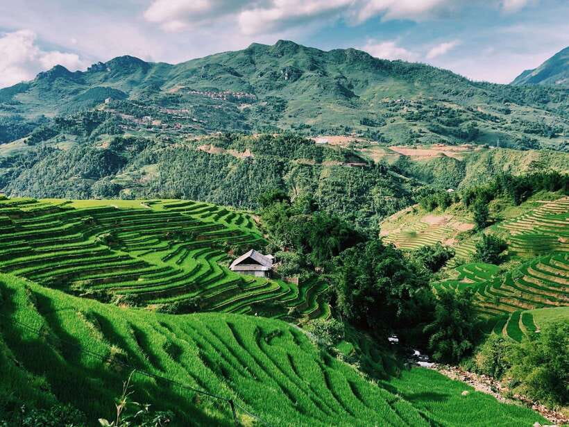 Visit all place in Sa Pa with easy riders - Rice terraces in Y Linh Ho and Lao Chai