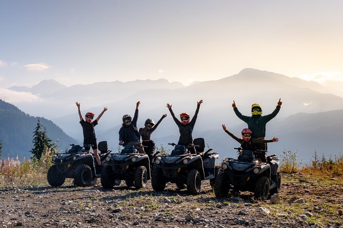 Whistler Easy Rider ATV Tour - Seeing Whistler Blackcomb from Brandywine Mountain